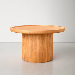Natural Sydnee Solid Manufactured Wood Coffee Table Perfect for Living Room