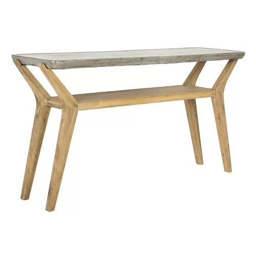 TBD 55.12'' Console Table Solid Wood Perfect Both Indoors and Outdoors