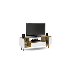 TV Stand for TVs up to 65" Contemporary Design with Adjustable Shelves