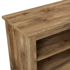 TV Stand for TVs up to 65" Barnwood Clean Lined Silhouette and Neutral Solid Finish