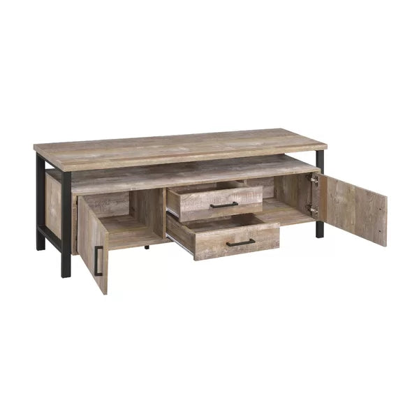 Tafolla TV Stand for TVs up to 65" Cable Management Perfect Organize Space