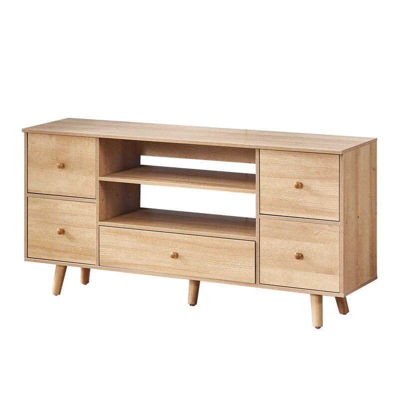 TV Stand for TVs up to 50" Uses a Delicate Design Easy to Pull Comfortable