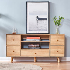 TV Stand for TVs up to 50" Uses a Delicate Design Easy to Pull Comfortable