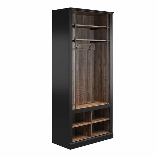 Tamera 32'' Wide Hall Tree with Bench and Shoe Storage Design