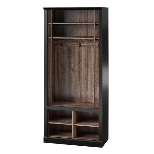 Tamera 32'' Wide Hall Tree with Bench and Shoe Storage Design
