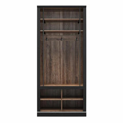 Tamera 32'' Wide Hall Tree with Bench and Shoe Storage Design