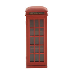30'' Tall Single Telephone Booth Perfect for Organizer 3-Tier Storage Cabinet