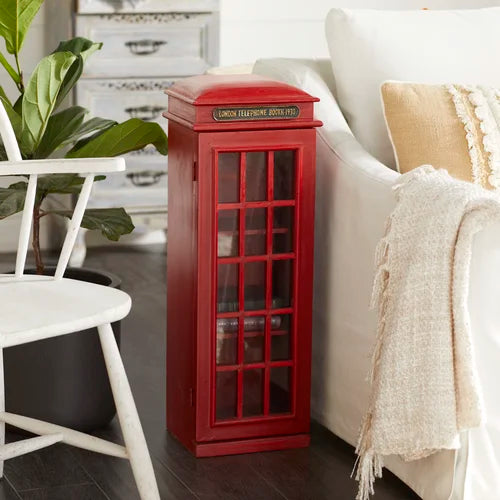 30'' Tall Single Telephone Booth Perfect for Organizer 3-Tier Storage Cabinet