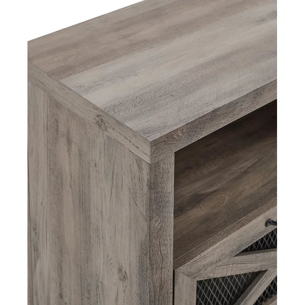 Tansey TV Stand for TVs up to 85" with Fireplace Included with Cable Management Farmhouse Charm