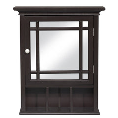 Removable Framed 1 Door Medicine Cabinet with 1 Adjustable Shelves Upgrade Your Home Storage While Adding Classic Decor