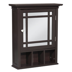 Removable Framed 1 Door Medicine Cabinet with 1 Adjustable Shelves Upgrade Your Home Storage While Adding Classic Decor