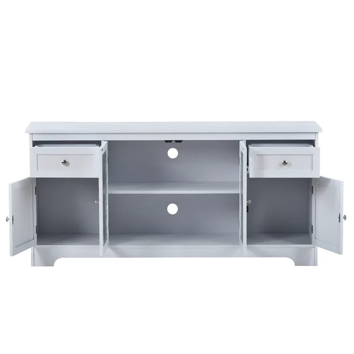 White Tazaya 27.6'' Tall Wood Accent Chest Offer Plenty Storage Space