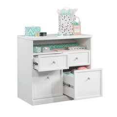 Solid Wood Teannan 30.12'' Tall Accent Cabinet Perfect Organize