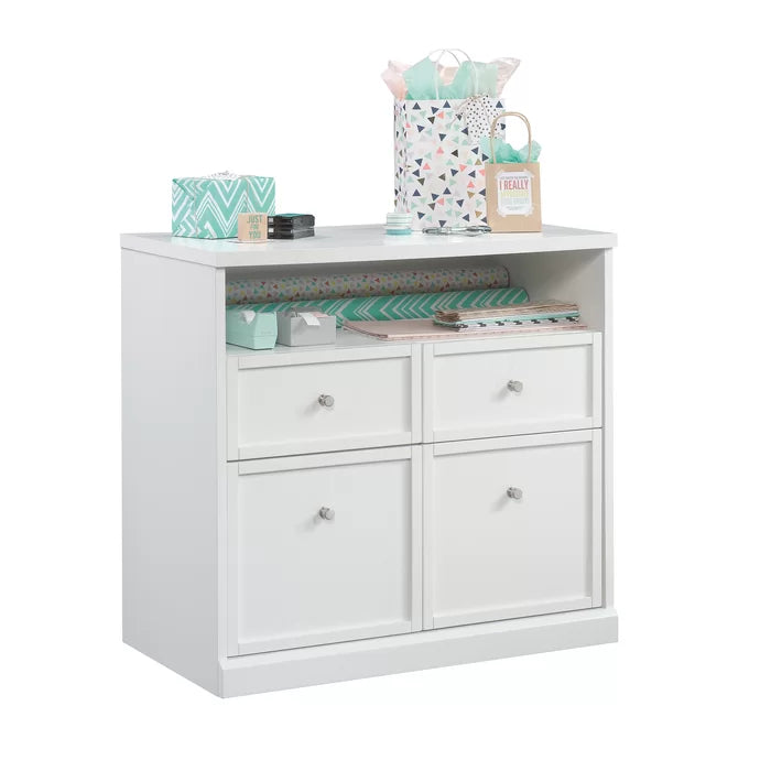 Solid Wood Teannan 30.12'' Tall Accent Cabinet Perfect Organize