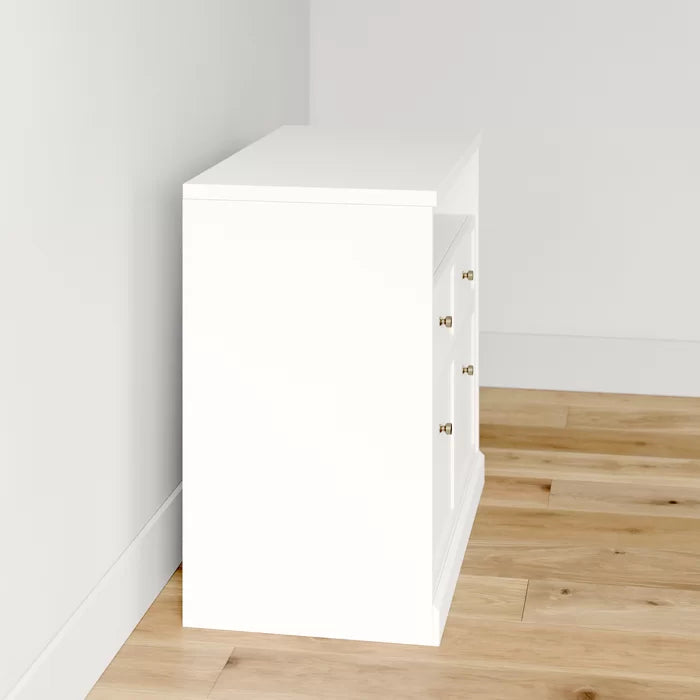 Solid Wood Teannan 30.12'' Tall Accent Cabinet Perfect Organize