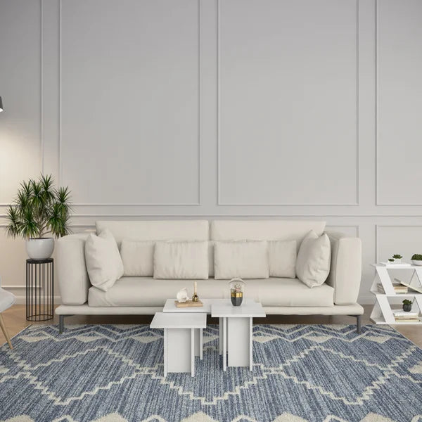 Teasley 4 Piece Coffee Table Set with Tray Top Contemporary Style Perfect for Living Room