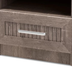 Teixeira 16.93'' Tall 1 - Drawer Nightstand in Oak Brown