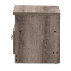 Teixeira 16.93'' Tall 1 - Drawer Nightstand in Oak Brown