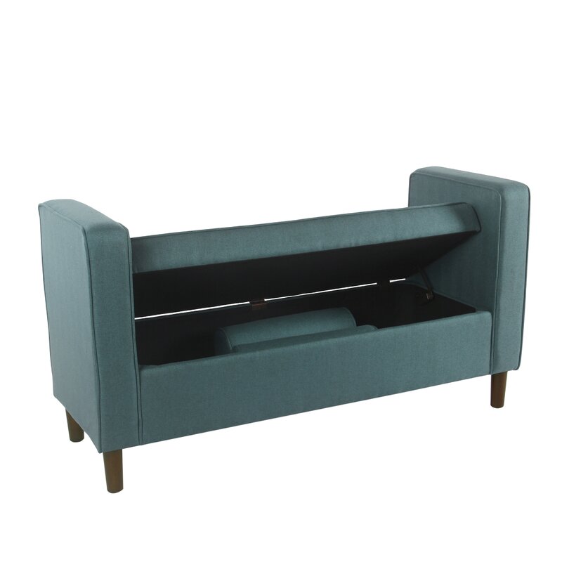 Telesphorus upholstered storage hot sale bench