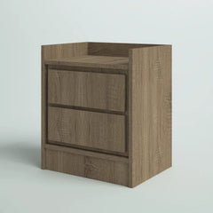 Natural Teri 18.5'' Tall Nightstand Rustic and Modern Design Perfect for Bedside