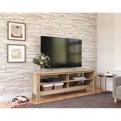 Oak Terraza TV Stand for TVs up to 65" Crafted from the Classic Finish