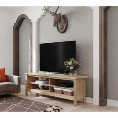 Oak Terraza TV Stand for TVs up to 65" Crafted from the Classic Finish