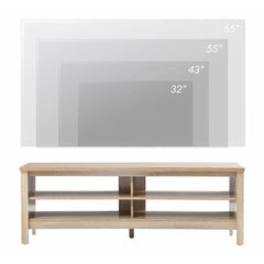 Oak Terraza TV Stand for TVs up to 65" Crafted from the Classic Finish