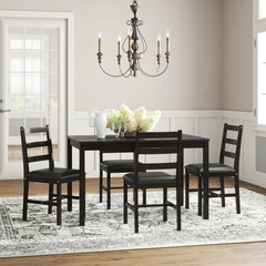 Solid Wood Texel 4 - Person Beech Solid Wood Dining Set Perfect for Ding Room