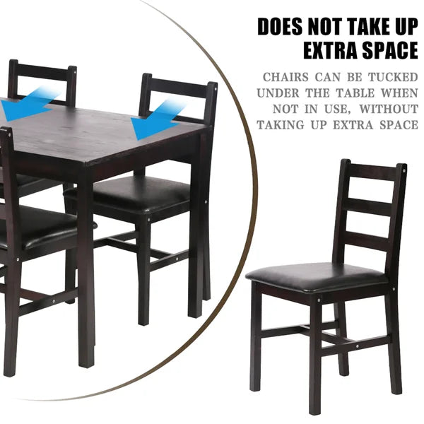 Solid Wood Texel 4 - Person Beech Solid Wood Dining Set Perfect for Ding Room