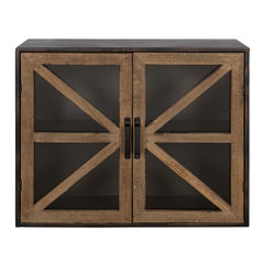 Thadine 19.75'' Tall Wood 2 - Door Accent Cabinet Wall-Mounted Storage Cabinet