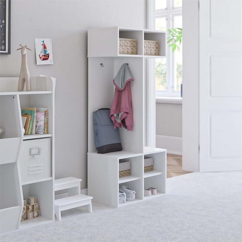 White Toy Organizer Storage you Need to Keep your Child's Playroom or Bedroom Organized