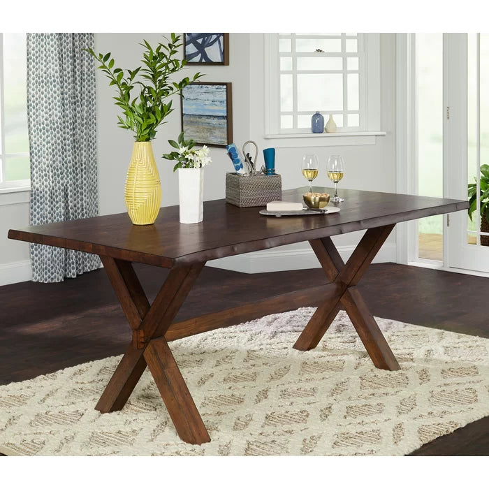 Tiggs solid shop wood dining table