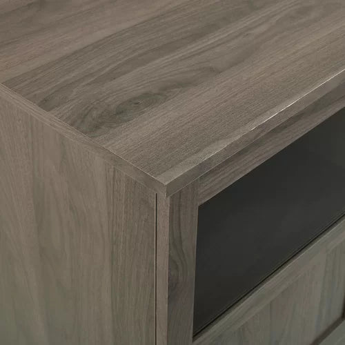 Slate Gray Timpson TV Stand for TVs up to 80'' Cable Management Adjustable Shelves