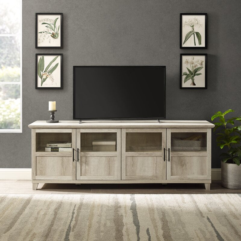 White Oak Indoor Furniture Timpson TV Stand for TVs up to 80