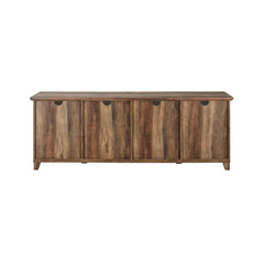 Rustic Oak Timpson TV Stand for TVs up to 80 Eye-Catching Focal Point in your Living Room, Entryway