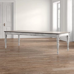 30" H x 90" L x 44" W Tiphaine Extendable Dining Table Indoor Design
