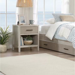 Tisdall 25.83'' Tall 1 - Drawer Nightstand in Chalked Chestnut