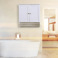 White 22.6'' W x 25.2'' H x 8.5'' D Wall Mounted Bathroom Cabinet