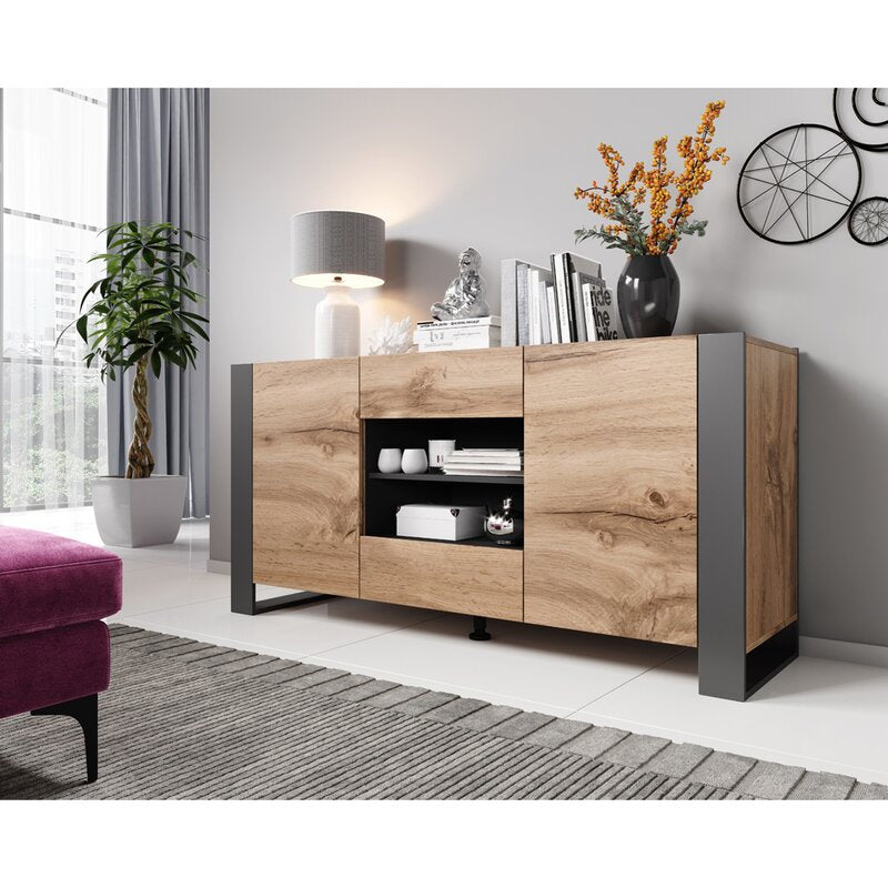 64.5'' Wide 2 Drawer Sideboard Perfect For Those in Need Of Living Room Storage