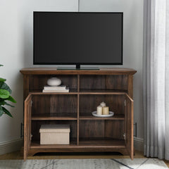 Rustic Oak Tomball Corner TV Stand for TVs up to 48"