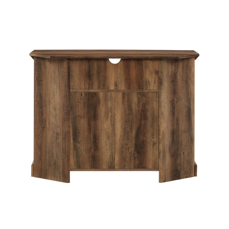 Rustic Oak Tomball Corner TV Stand for TVs up to 48"