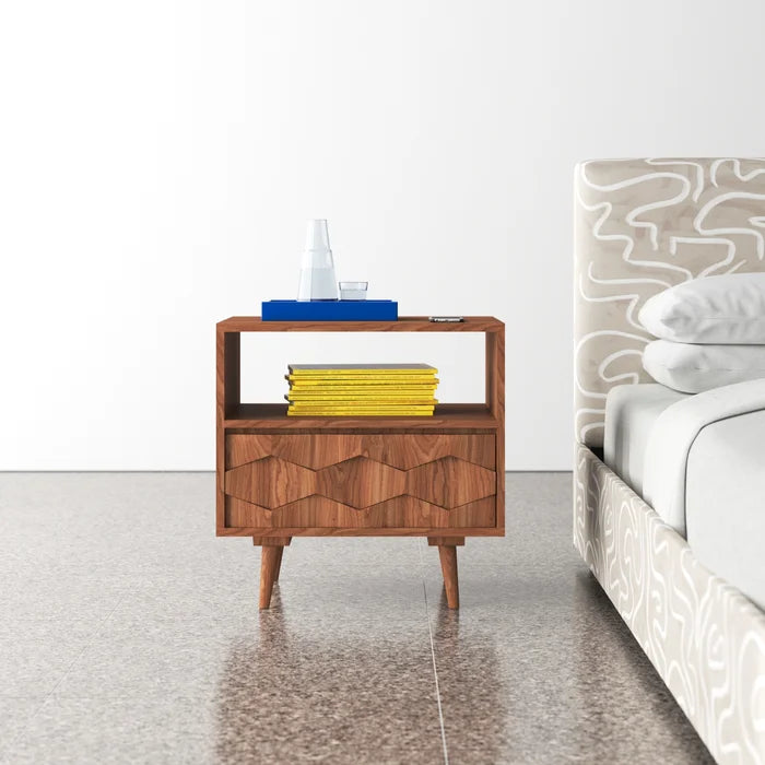 Traverse 22'' Tall 1 - Drawer Solid Wood Bachelor's Chest in Natural