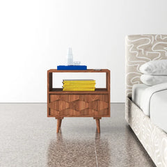 Traverse 22'' Tall 1 - Drawer Solid Wood Bachelor's Chest in Natural