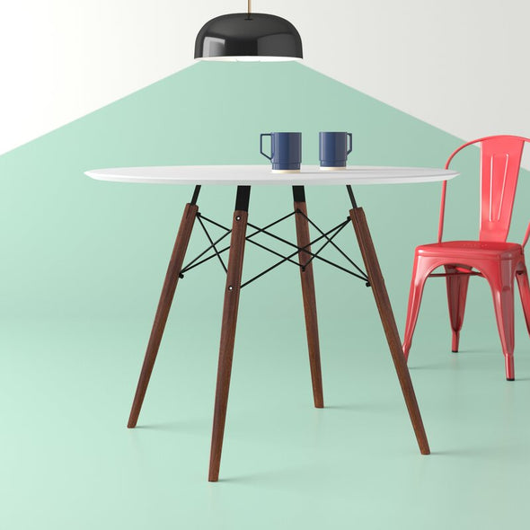 32'' Dining Table Bring A Bit of Mid-Century Modern Flair Into your Cozy Eat-in Kitchen or Dining Room