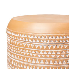 Truce 18.5'' Tall Concrete Garden Stool Very Elegant and Full of Vintage Charm