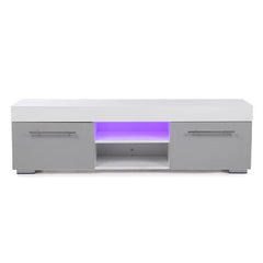 Gray/White Truffi TV Stand for TVs up to 58" LED Tv Stand