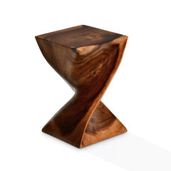 Trumbull 18'' Tall Solid Wood Tree Stump Furniture End Table