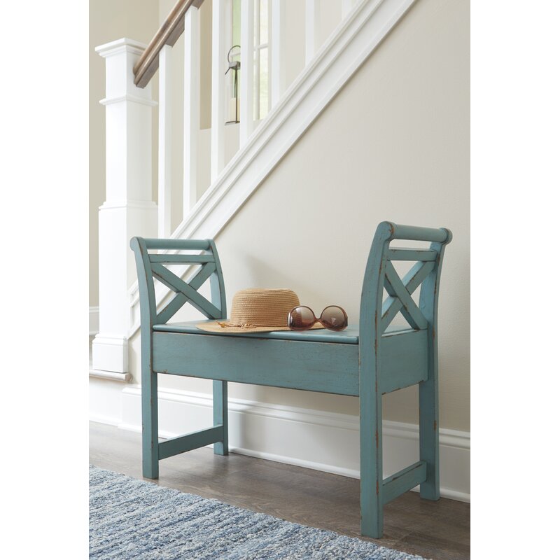 Tucker Wood Storage Bench Cleverly Designed with Hidden Storage space