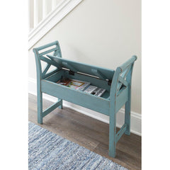Tucker Wood Storage Bench Cleverly Designed with Hidden Storage space