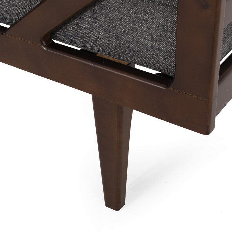 Tufted Armless Lounge Contemporary Addition to your Living Room Space Two-Armed Chaise Lounge is the Perfect Spot to Stretch Out in Relaxation